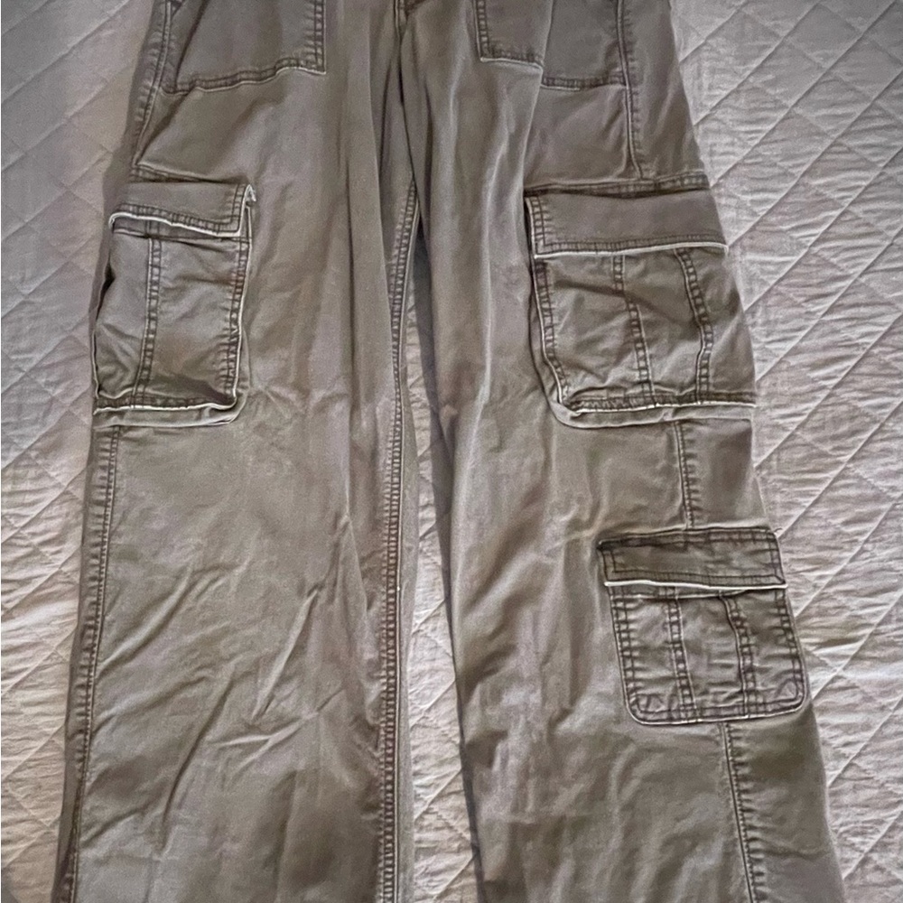 Hollister Co. Gray Cargo Pants
